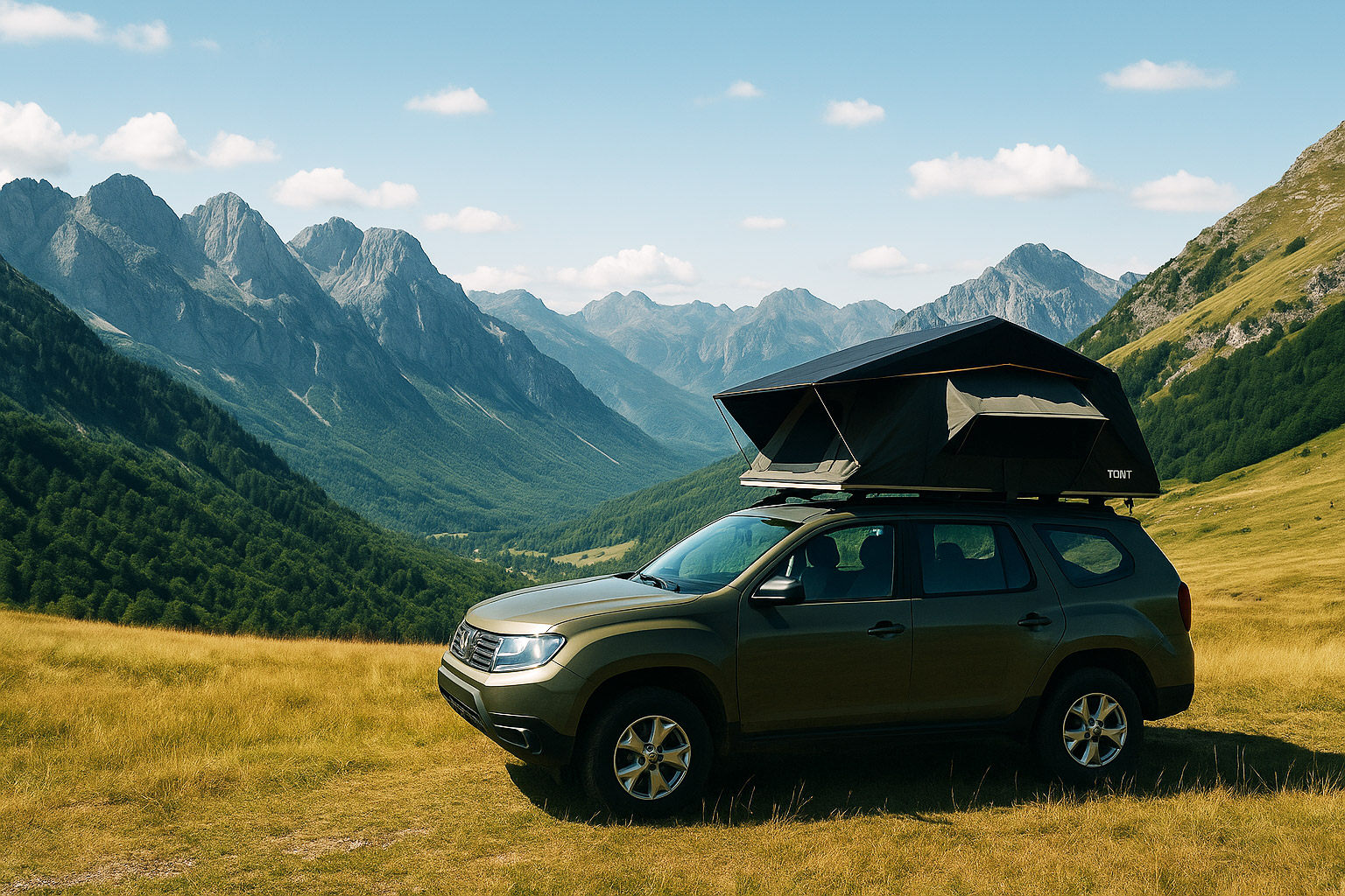 Albania Alps with a 4x4 Roof Tent